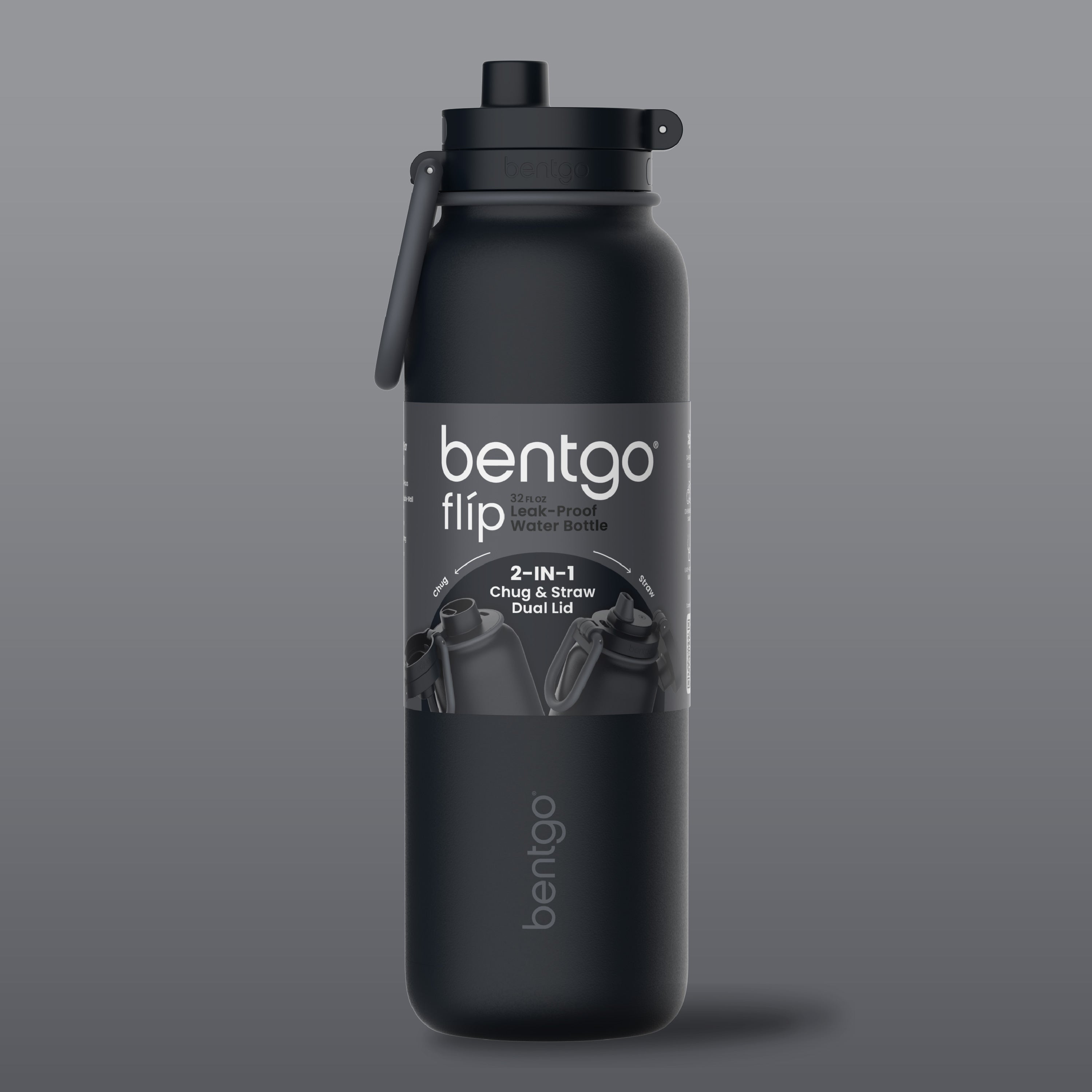 Bentgo Flip 2-in-1 Water Bottle (32 fl oz)